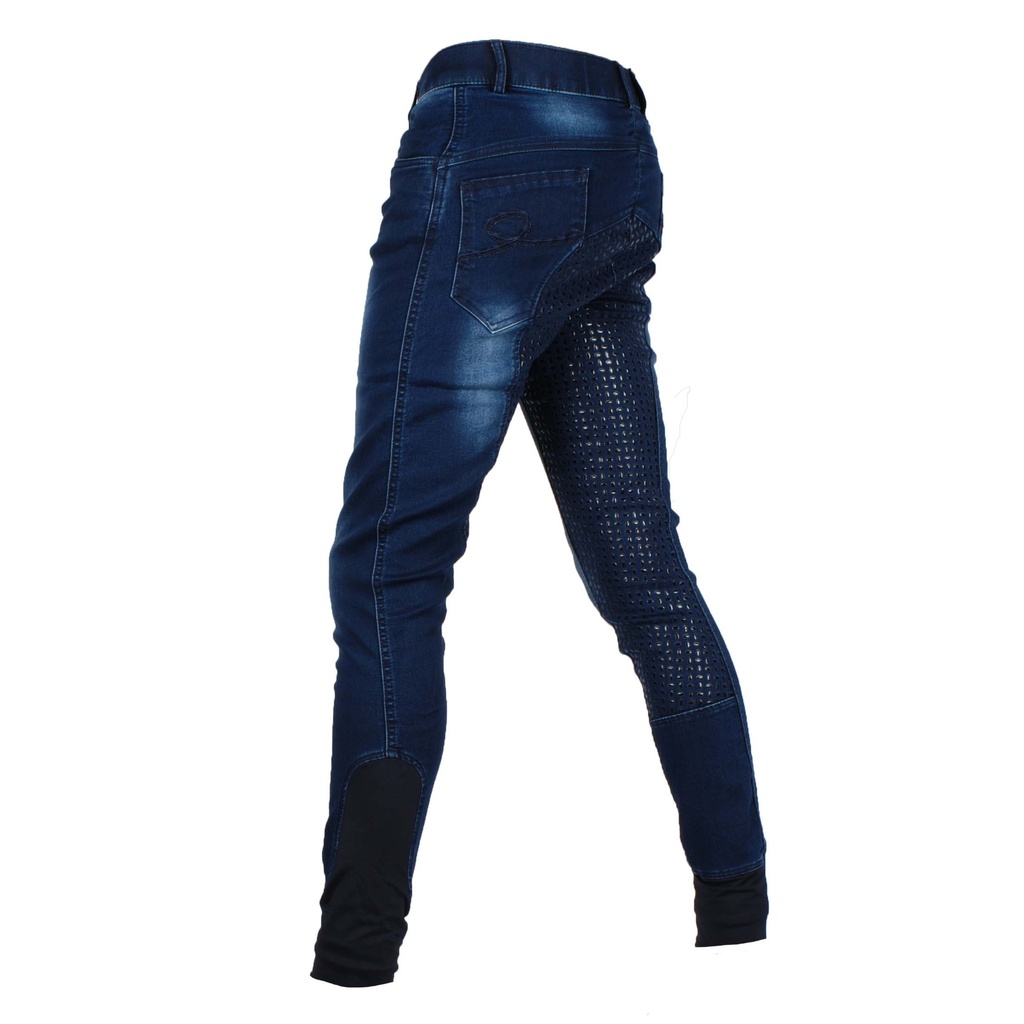 Harrys Horse Liciano FG denim heren rijbroek