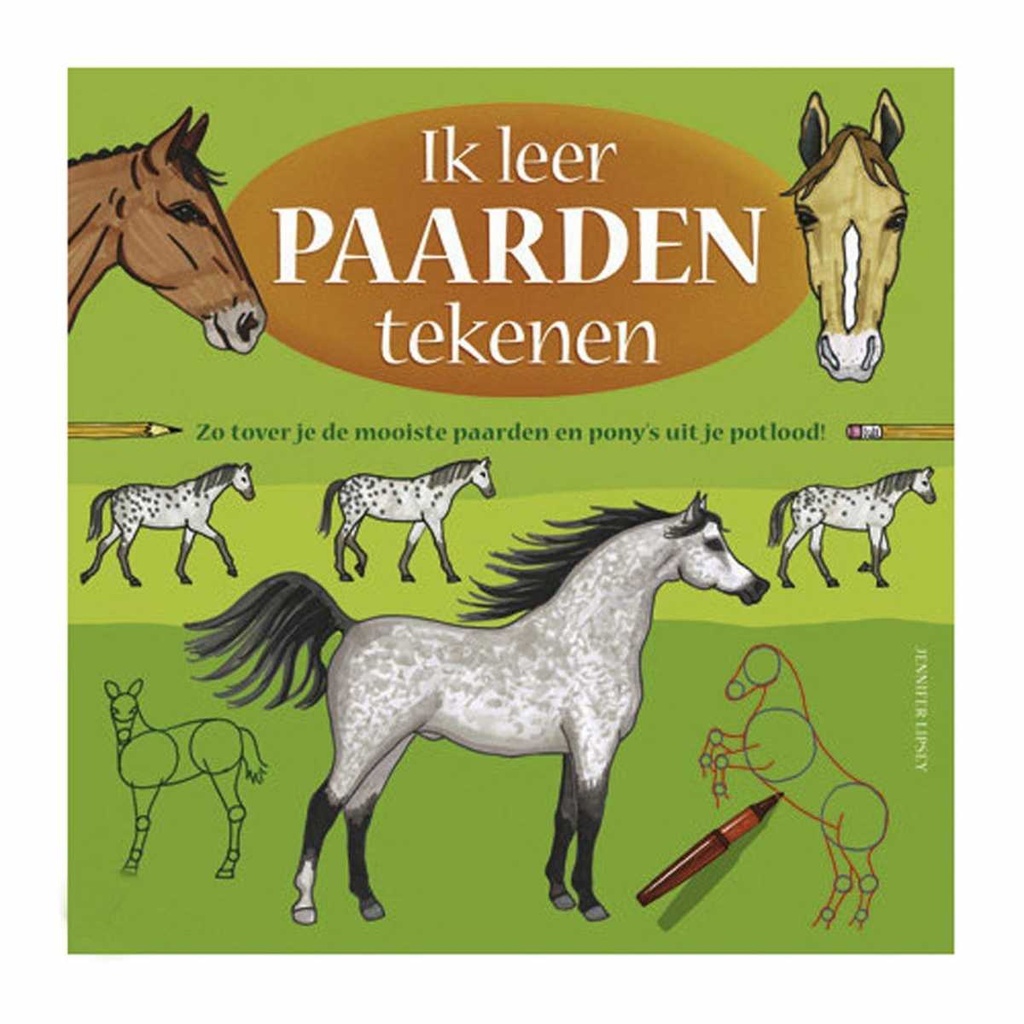 Ik leer paarden tekenen