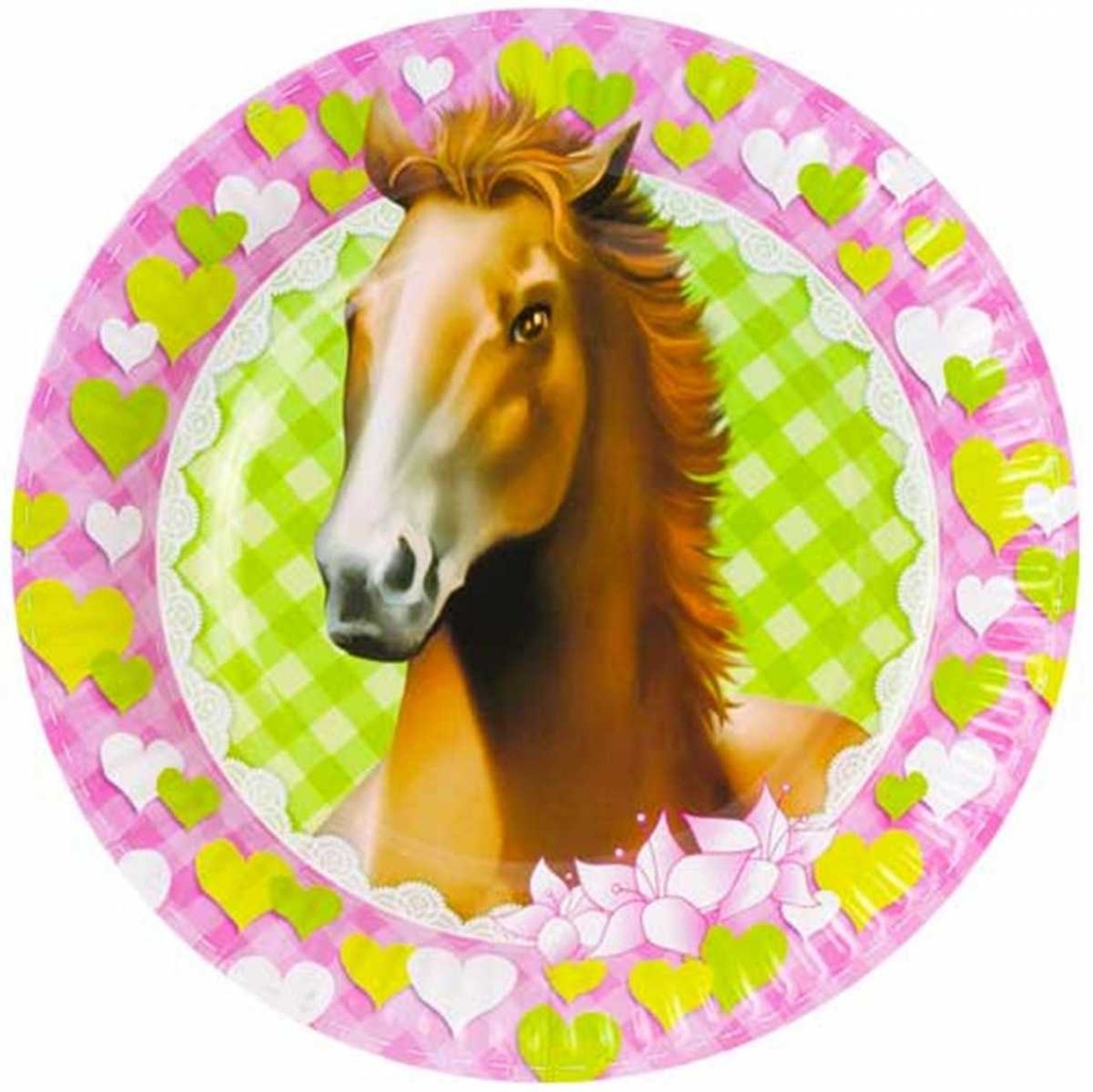 Feest borden met paarden