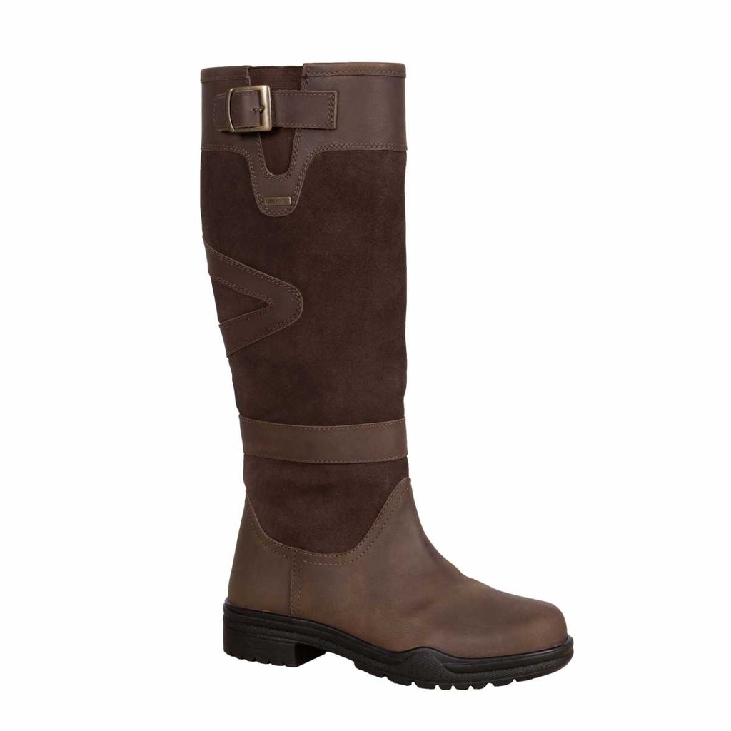 Lovely leisure boot for autumn and winter with nice comfortable lining and rugged sole. The foot is leather and the shaft of roughened leather.