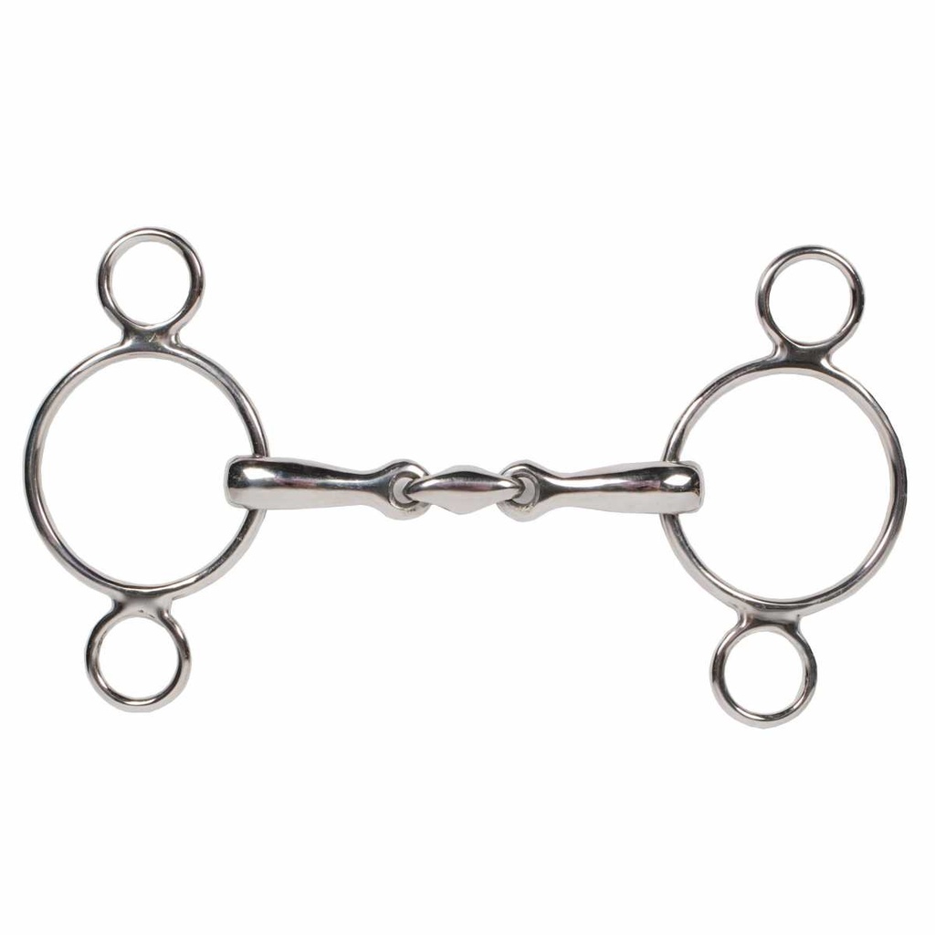 Pagony Pessoa trense doppel gebrochen 3 rings 16mm