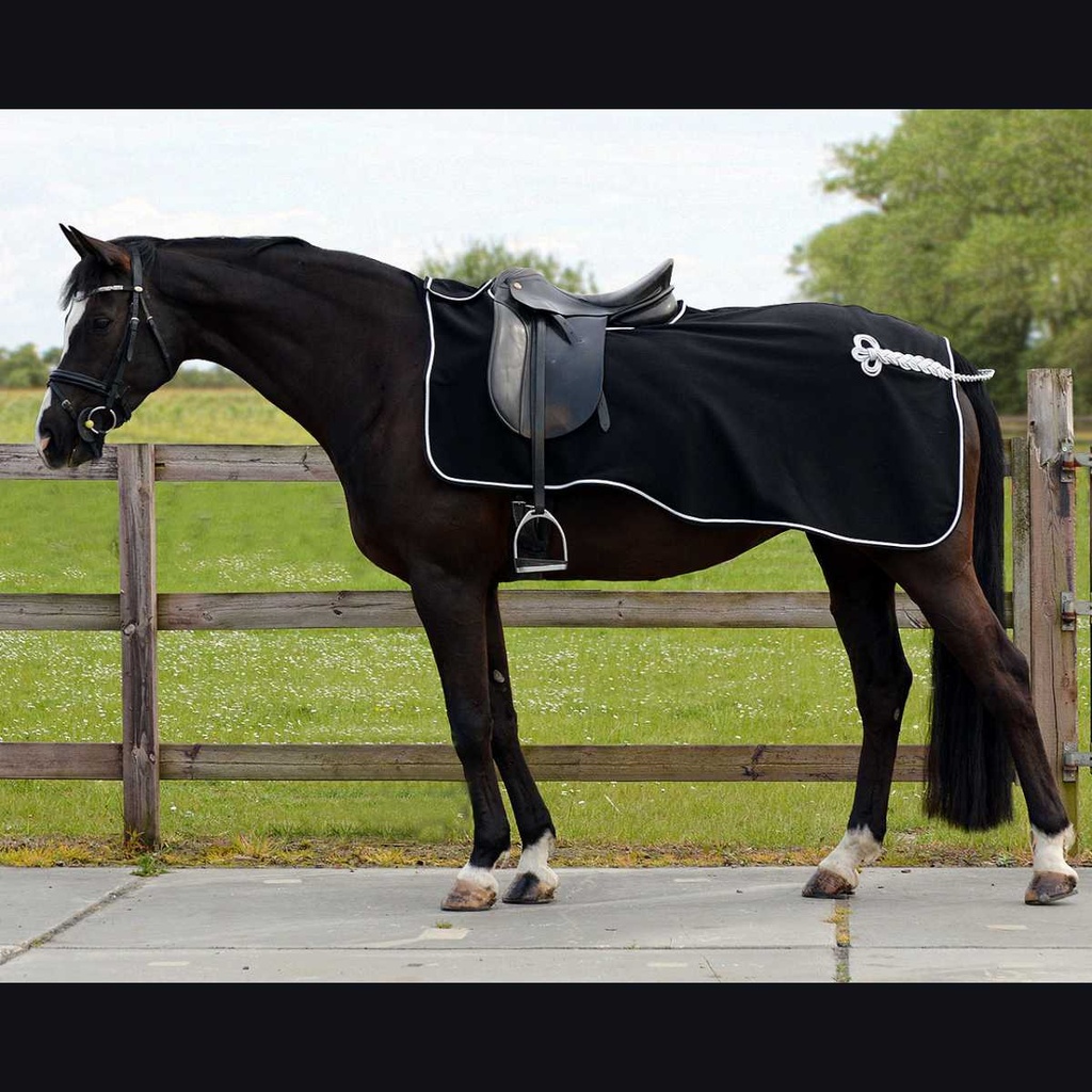 QHP Ornament Fleece-Ausreitdecke
