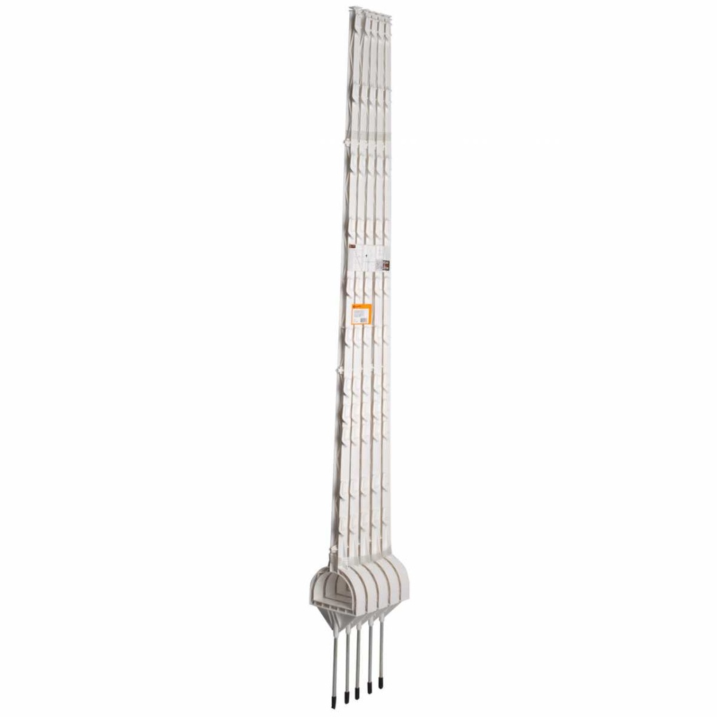 Stirrup type fencing posts