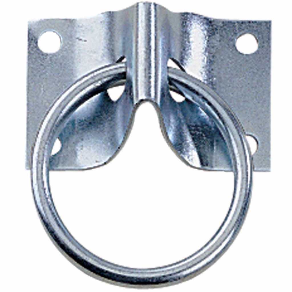Wall ring with rear plate
